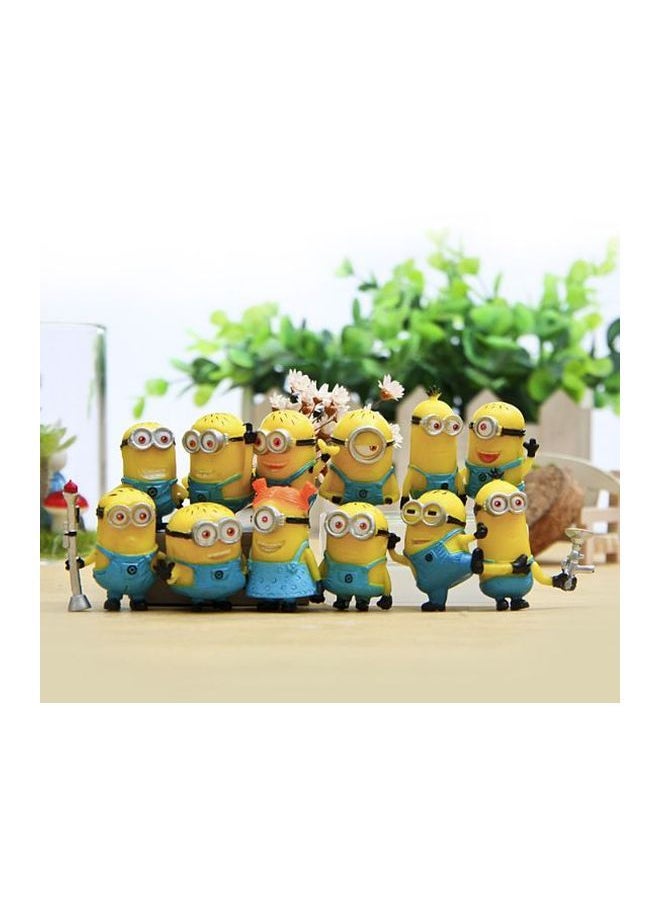 Y&D - 12-Piece Despicable Me 2 Minion Action Figure Set - Image 1