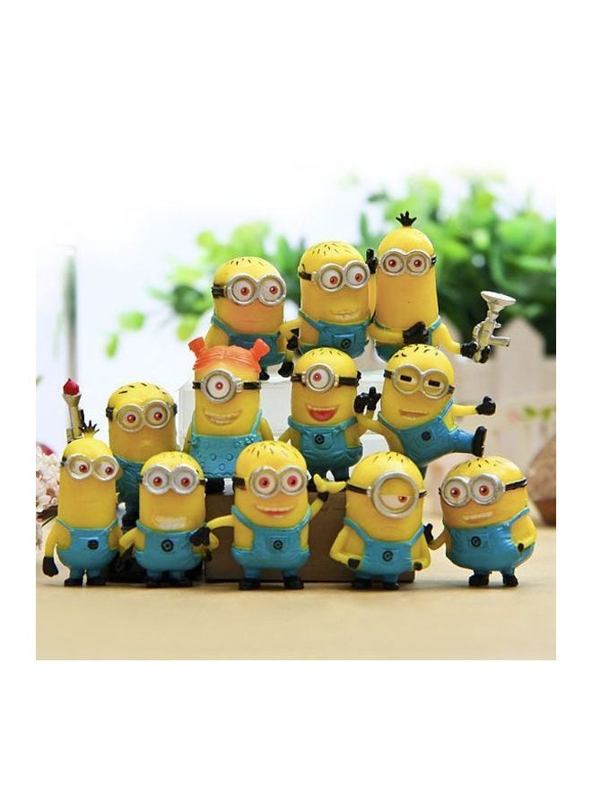 Y&D - 12-Piece Despicable Me 2 Minion Action Figure Set - Image 1