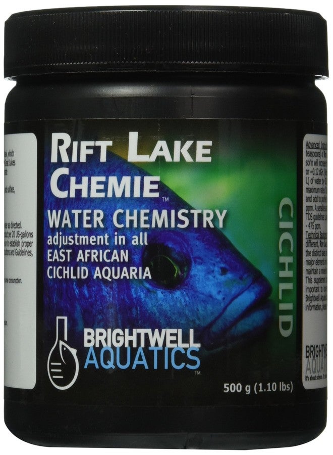 Brightwell Aquatics Brightwell Rift Lake Chemie - Adjusts Water Chemistry for East African Cichlid Aquariums, 500 Grams - Image 1