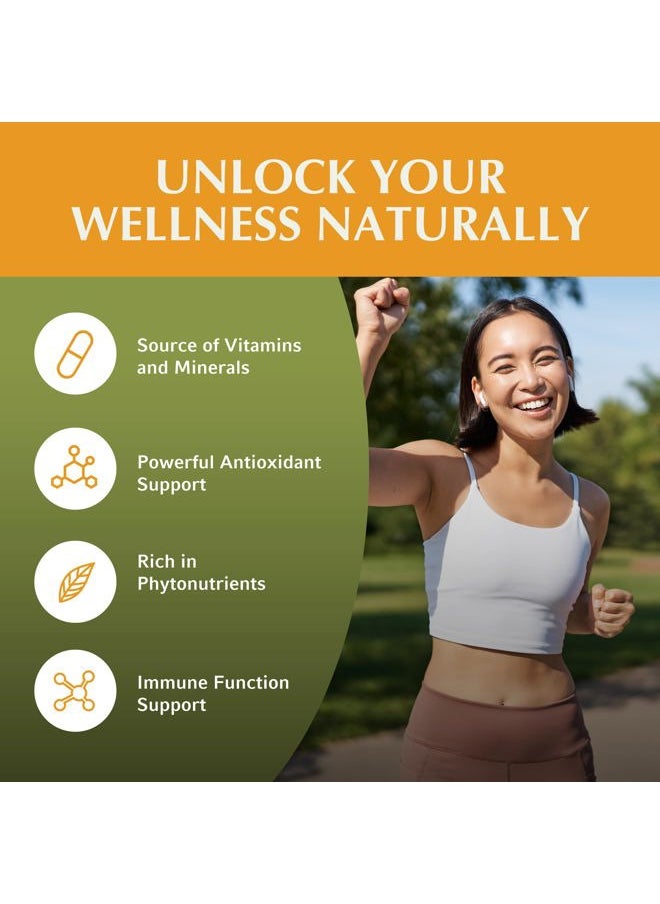 Jiva BOTANICALS - Moringa Leaves Extract Capsules - Made from Moringa Leaf Powder and Oleifera Supplement for Immune and Normal Joint Support - 90 Capsules - Image 1
