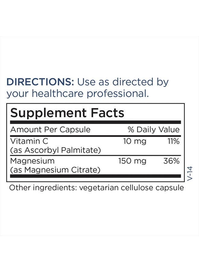 Metabolic Maintenance Magnesium Citrate - 150mg Pure Magnesium + Vitamin C Bone Strength Supplements - Calm, Sleep, Muscle & GI Support - No Fillers (240 Capsules) - Image 4