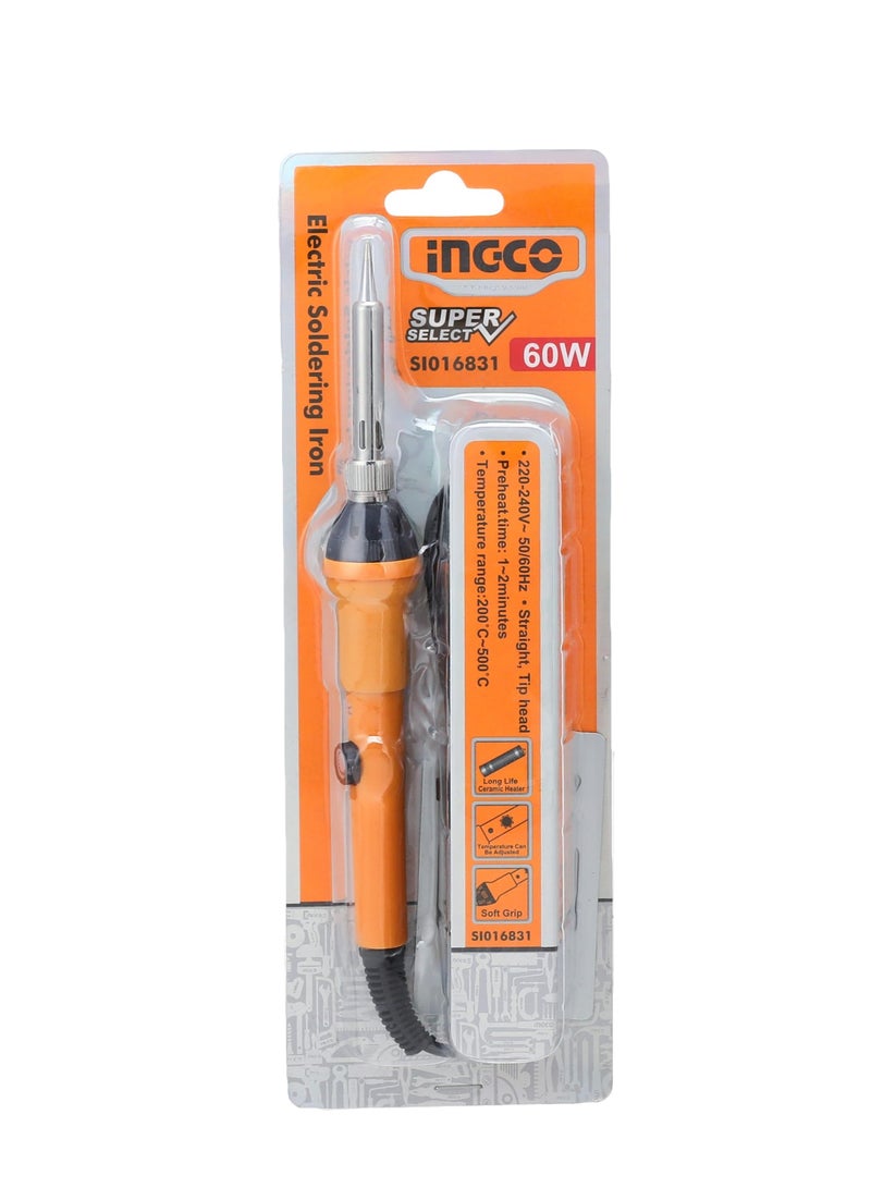 INGCO Ingco SI016831 Electric Soldering Iron - 60W, Adjustable Temperature - Image 3
