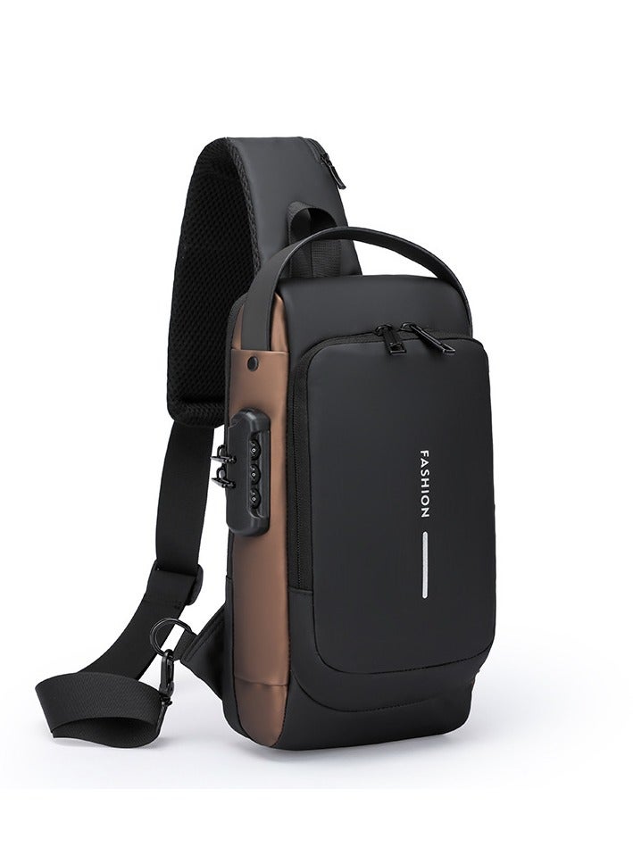 Mark Fairwhale New Casual Men's Chest Bag Single Shoulder Crossbody Bag 