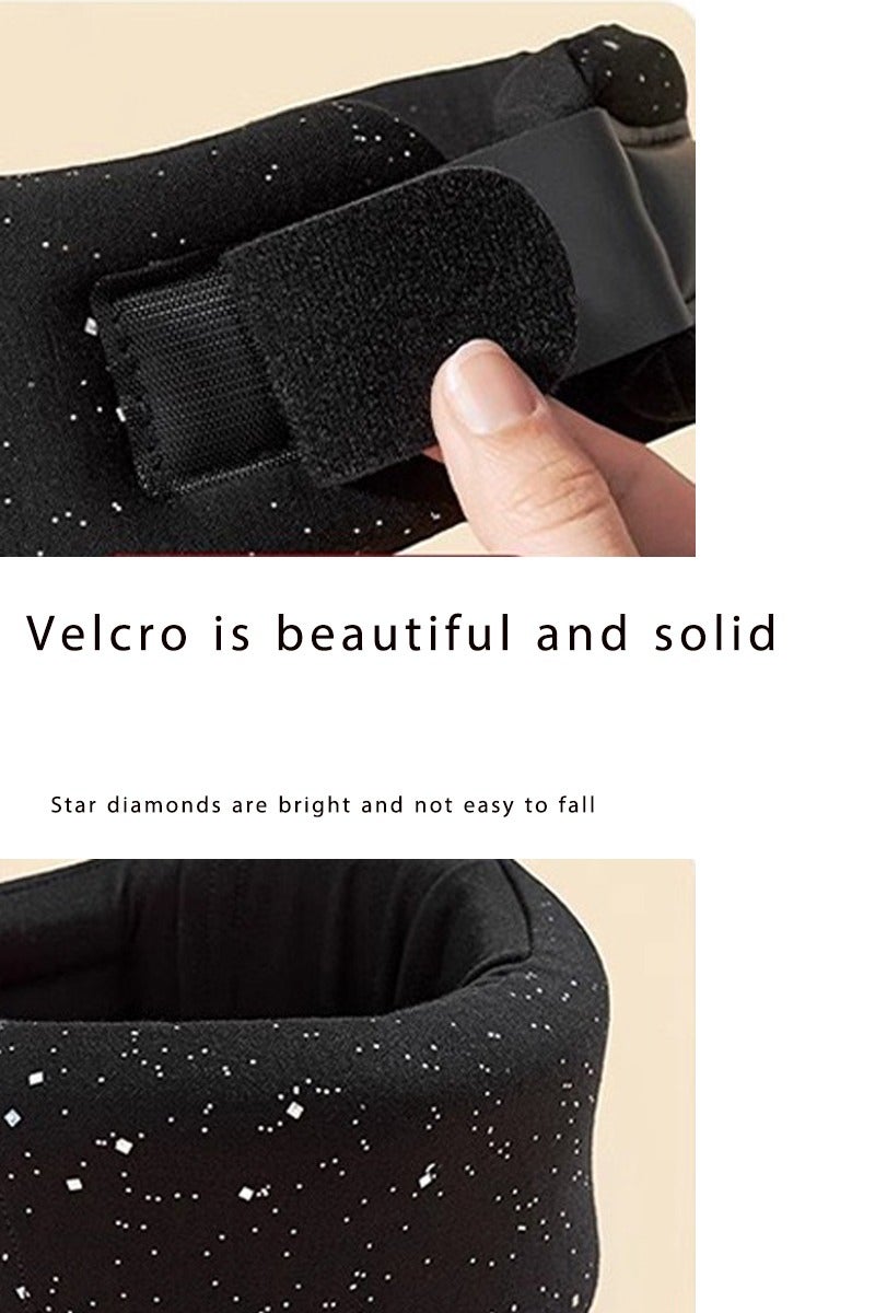 rocooart Neck Support, Soft Foam Neck Support Comfortable ice Silk Material, Universal Velcro Neck Support for everyone - Image 2