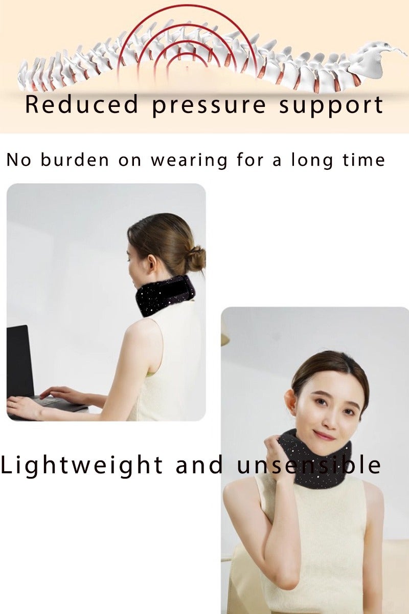 rocooart Neck Support, Soft Foam Neck Support Comfortable ice Silk Material, Universal Velcro Neck Support for everyone - Image 3