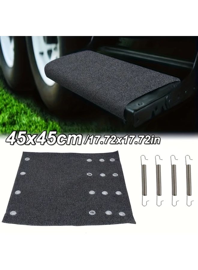 17.72x17.72inch RV Non Slip Step Mat Durable Acrylic Fiber Footrest Pad For Caravan Motorhome - Image 2