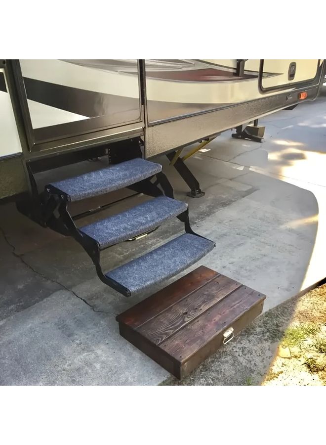 17.72x17.72inch RV Non Slip Step Mat Durable Acrylic Fiber Footrest Pad For Caravan Motorhome - Image 5