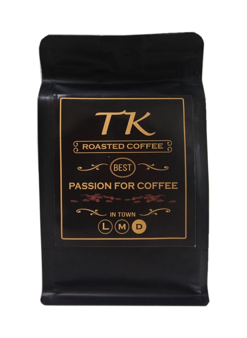 tk قهوة محمصة TK حبوب بن محمص غامقة 250 جرام داكن - Image 1