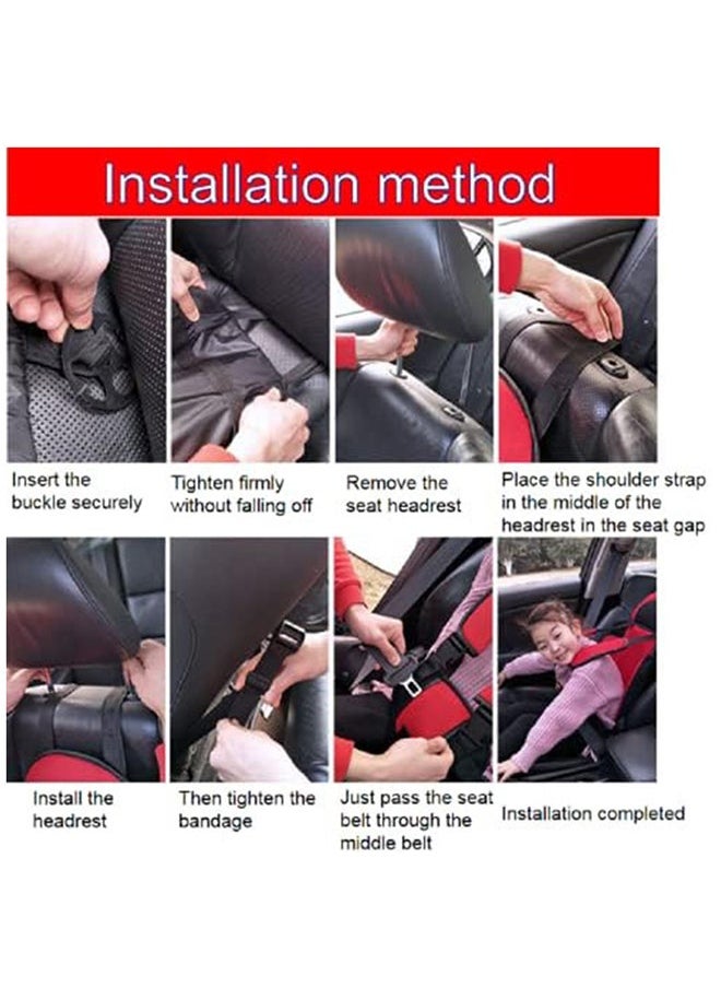 Gonice Simple Portable Car Portable Belt Seat For Kids  - Image 5