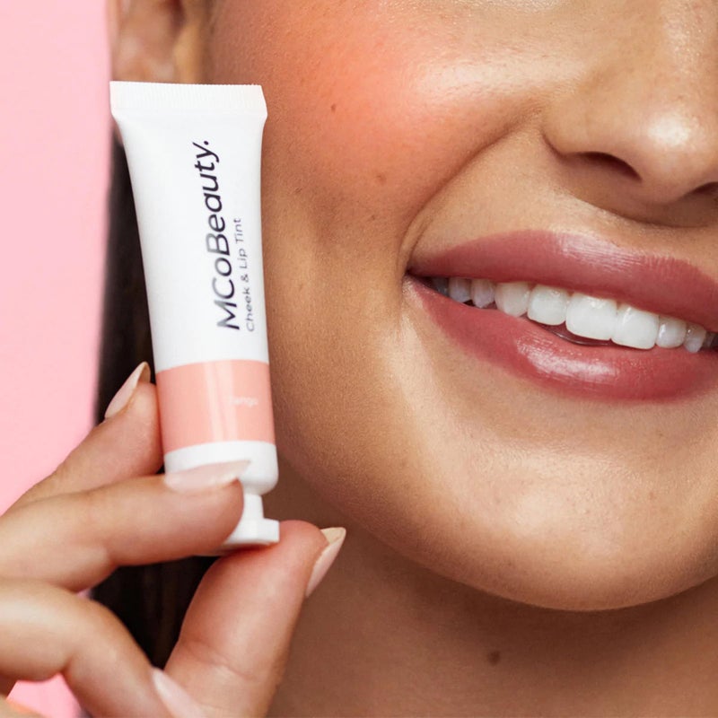 MCoBeauty - Cheek and Lip Tint - Dewy Gel-Cream Formula for Buildable Color - Multi-Use with a Soft Radiant Finish - Tango, True Orange Shade - Tinta para Labios, Liquid blush for Cheeks & Lips - Image 2