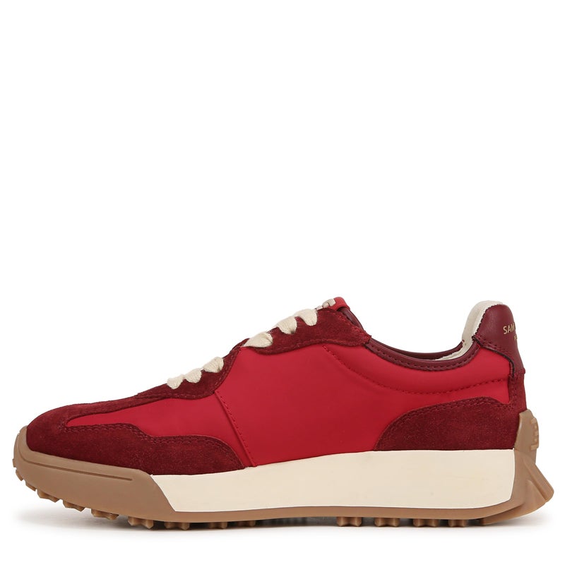 Sam Edelman Women's Langley Sneaker Deep Scarlet 7.5 Medium - Image 2