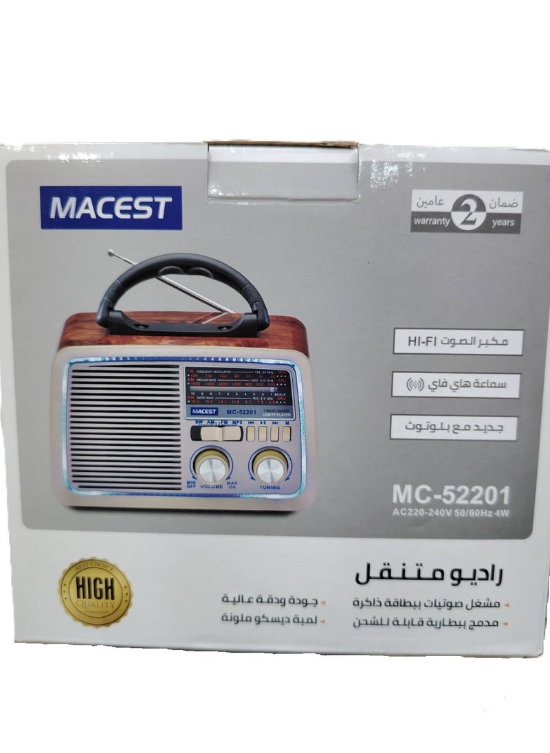 MACEST Electric Or Charge Mobile Radio That Supports Dry Battery Operation  - Image 2