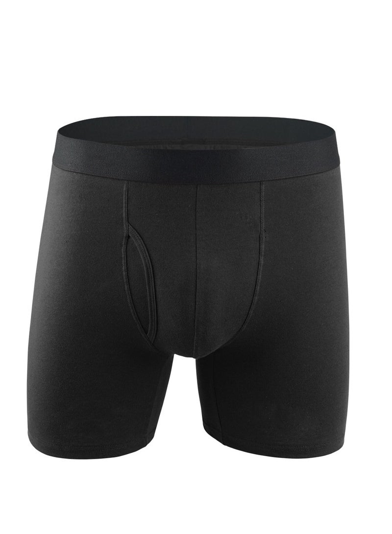 Mens Boxer Shorts Soft Cotton Men Pack Breathable Mens Underwear Boxer Briefs - Image 2