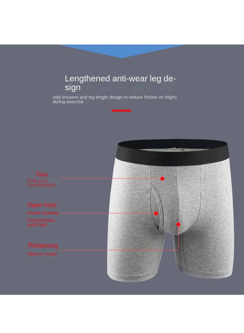 Mens Boxer Shorts Soft Cotton Men Pack Breathable Mens Underwear Boxer Briefs - Image 4