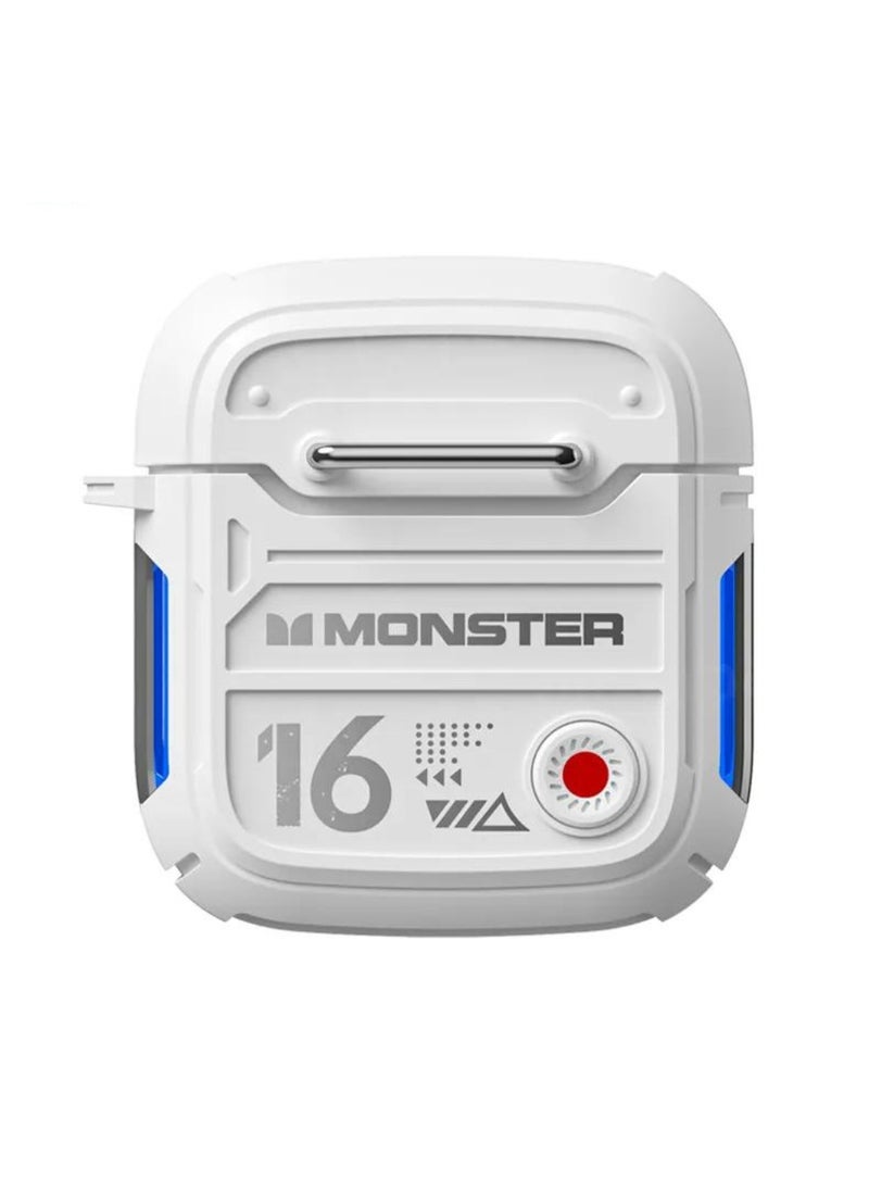 Monster - 5.3 bluetooth headphones XKT16 Monster, Wireless Earphones Mechanical Design Earphones for Gamers Noise Reduction Exercise Earphones TWS New - Image 1