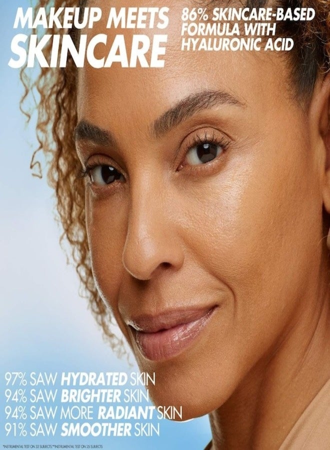 MAKE UP FOR EVER HD Skin Hydra Glow Hydrating Foundation with Hyaluronic Acid 30ml / 1oz – Shade 2Y36 Warm Honey – For Medium to Light Tan Skin with Peach Undertones - Image 5