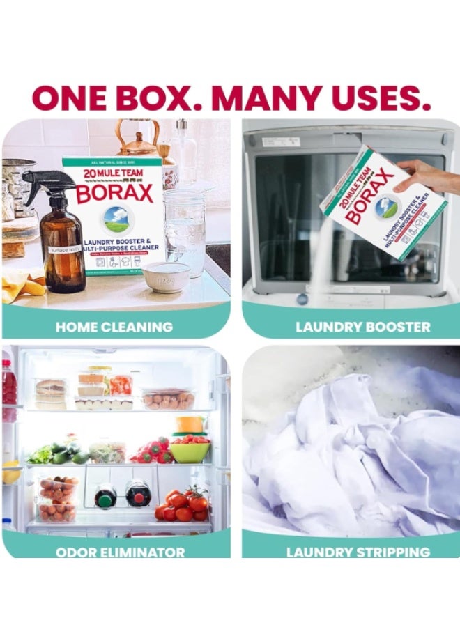BORAX 20 Mule Team Borax Laundry Booster & Multi-Purpose Cleaner - 1.84kg (65 oz) - Image 3