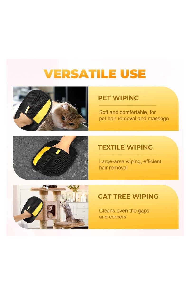 عام 2025 قفازًا قويًا لإزالة الشعر للحيوانات الأليفة للقطط والكلاب ، والقفازات الإلكتروستاتيكية لتمسك بالحيوانات الأليفة ، وقفازات سريعة القابلة لإعادة الاستخدام للأريكة ، والملابس ، والسجاد ، والأثاث ، ومقاعد السيارة - Image 3