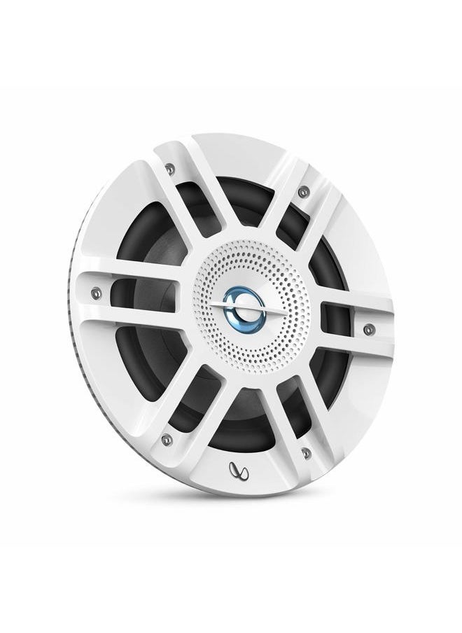 Infinity - KAPPA6120MAM - Kappa Marine KAPPA6120M White 6.5" Premium 2-Way RGB LED Coaxial Speakers - Image 1