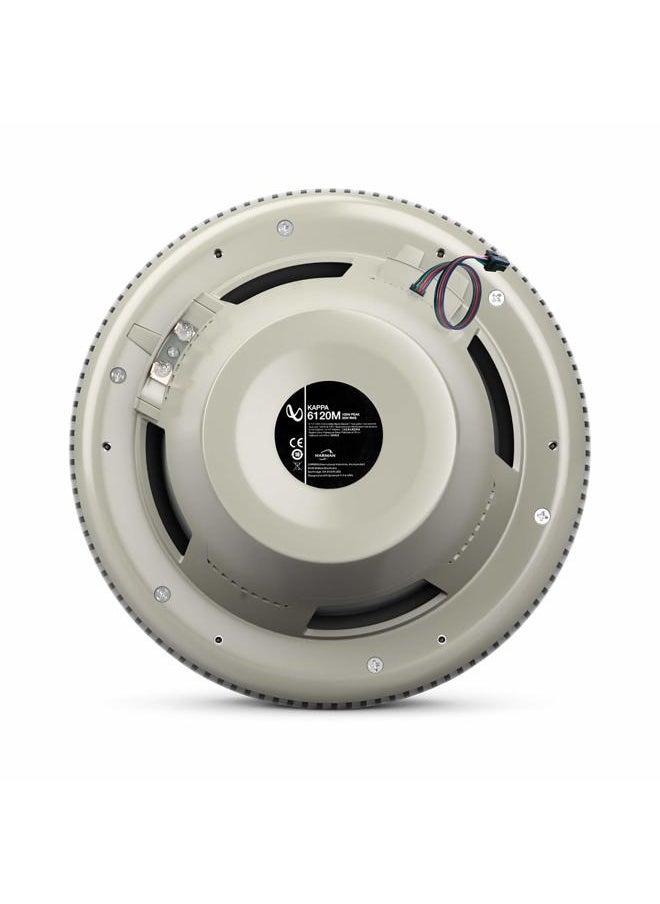 Infinity - KAPPA6120MAM - Kappa Marine KAPPA6120M White 6.5" Premium 2-Way RGB LED Coaxial Speakers - Image 1