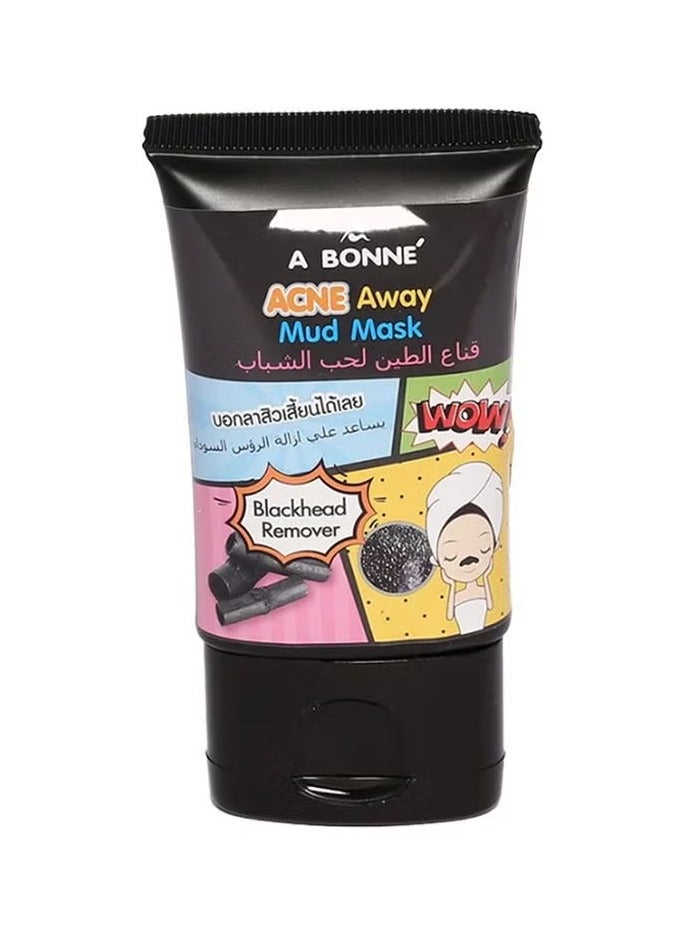 إيه بون قناع الطين لإزالة حب الشباب والرؤوس السوداء من ايبون , 30 جرام