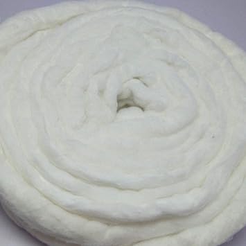 EXCEART Cotton Beauty Coil Cotton Ball Cotton Beauty Coil Diposable Cotton Rolls Makeup Cotton Hairdressing Manicure Supplies for Salon Home Shop Supplies 200gWhite Hair Cotton Wool - Image 2