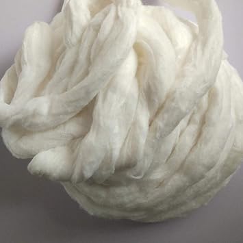 EXCEART Cotton Beauty Coil Cotton Ball Cotton Beauty Coil Diposable Cotton Rolls Makeup Cotton Hairdressing Manicure Supplies for Salon Home Shop Supplies 200gWhite Hair Cotton Wool - Image 4