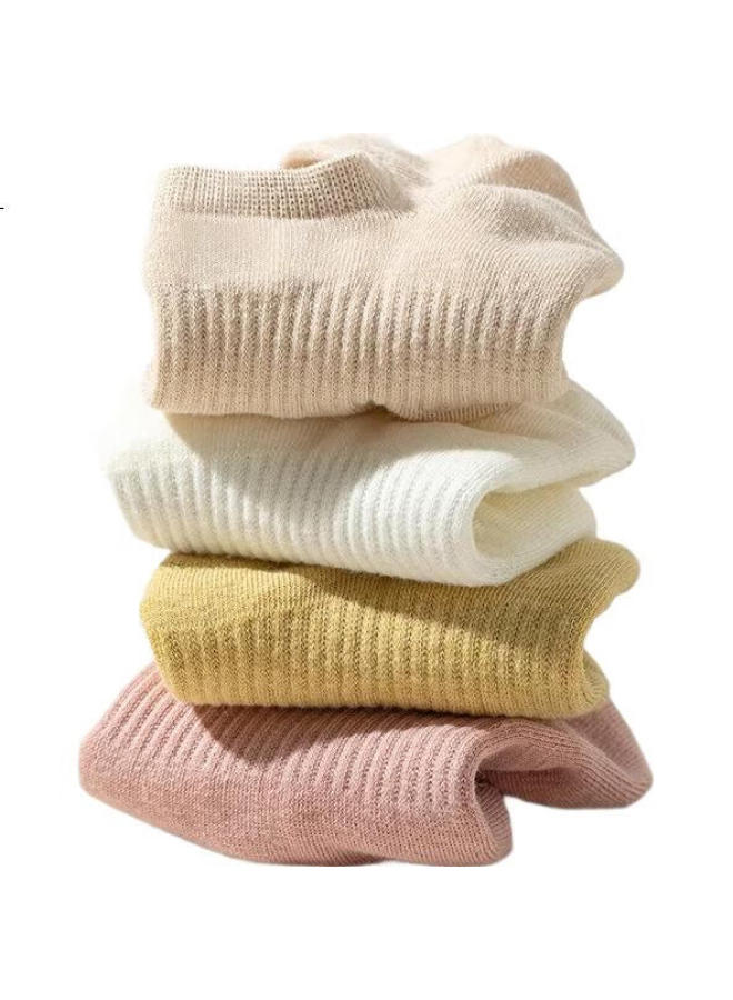 Me Feeling Women'S Boat Socks Cotton Summer Thin Solid Color Low-Cut Socks Silicone Non-Slip Anti-Off Invisible Socks Ankle Socks - Image 3