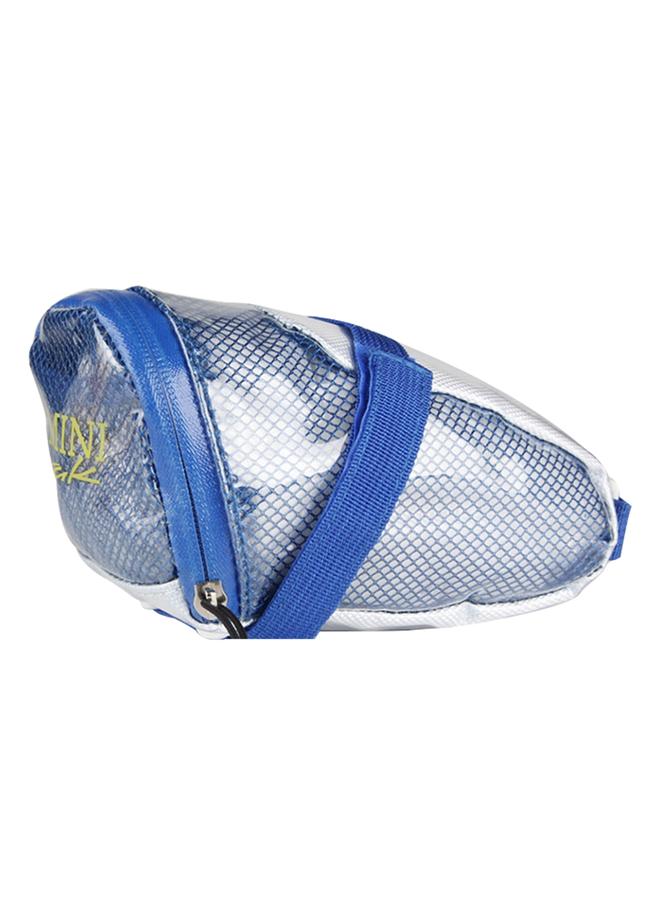 Bicycle Seat Storage Pouch Cycling Road Mountain Bike Saddle Lantern Bag(blue)