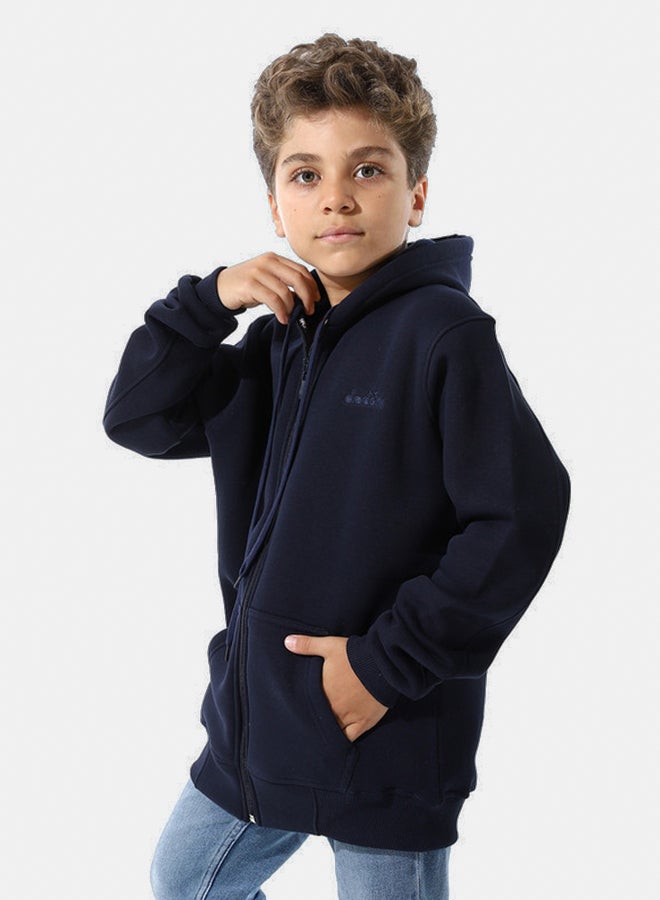 DIADORA Cotton Boys Hoodie Sweatshirt - Image 2