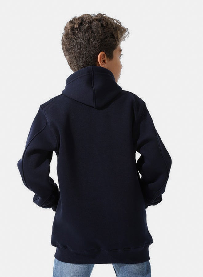 DIADORA Cotton Boys Hoodie Sweatshirt - Image 3