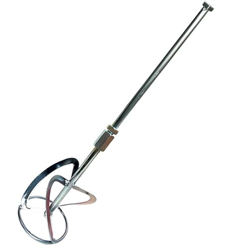 iBELL Heavy-Duty M12 Paint Mixer Rod – 59 cm Steel Spiral Paddle | Compatible with iBELL PM12-50 | Ideal for Paint, Mortar, Cement, Plaster & Adhesives - Image 1