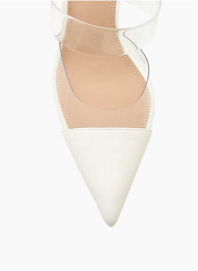 Flora Bella By Shoexpress Pointed Toe Slip-On Mules with Stilettos Heel  - Image 4