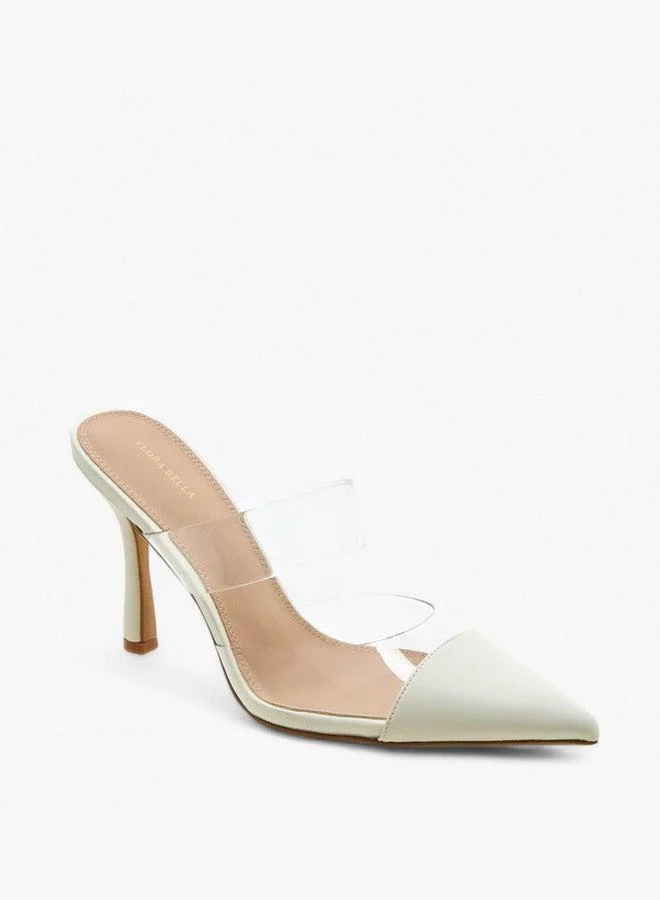 Flora Bella By Shoexpress Pointed Toe Slip-On Mules with Stilettos Heel