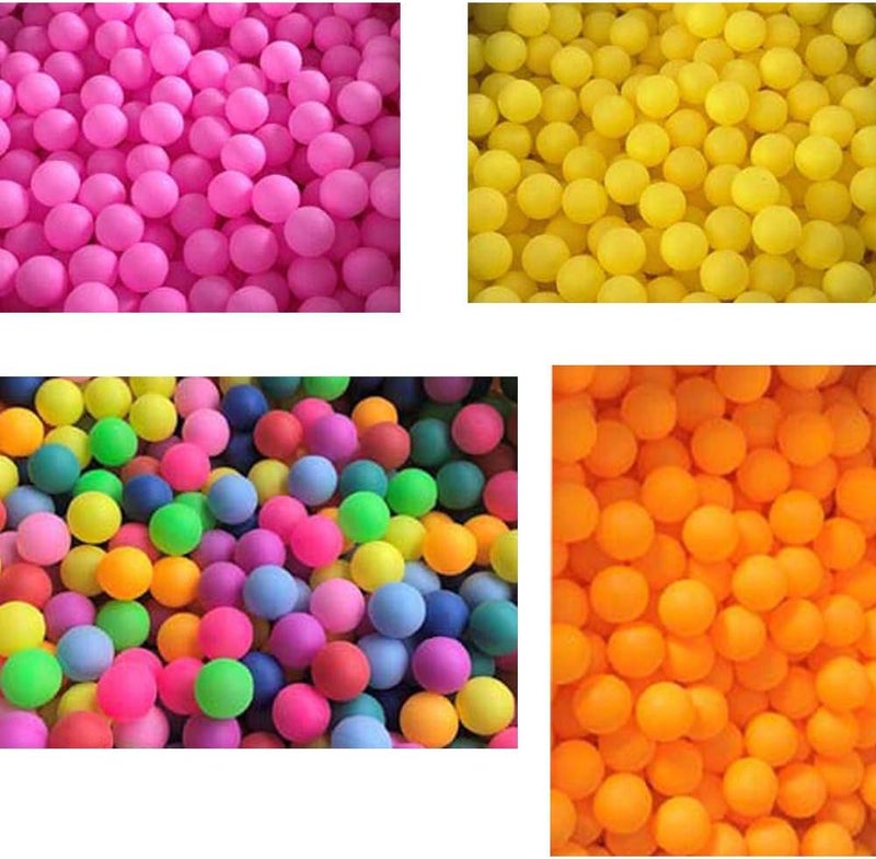 Jedulin 40MM Ping Pong Balls, 50 or 80 Pack Assorted Colored Plastic Balls for Beer Pong, Arts and Craft - Image 5