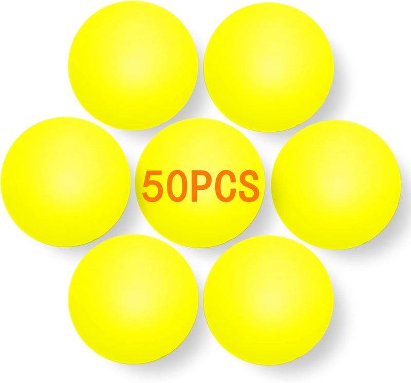 Jedulin 40MM Ping Pong Balls, 50 or 80 Pack Assorted Colored Plastic Balls for Beer Pong, Arts and Craft - Image 3