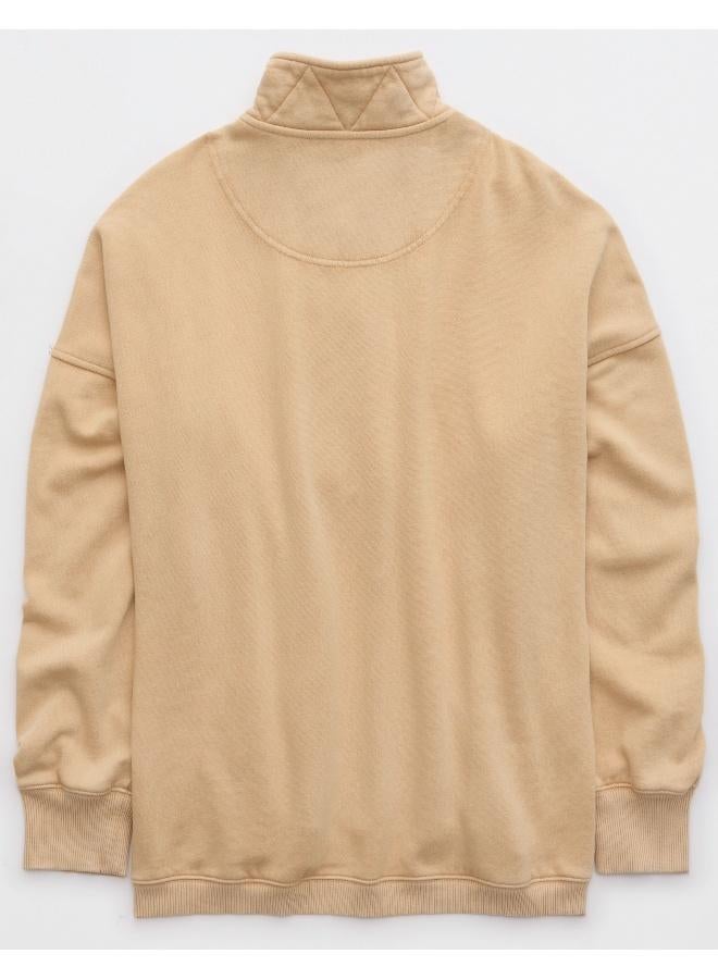 Aerie Aerie Getaway Quarter Snap Sweatshirt  - Image 2