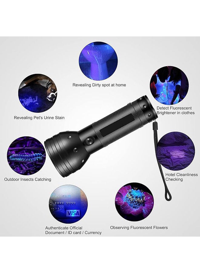 أوتاد مصباح يدوي يعمل بالاشعة فوق البنفسجية مصباح مزود بعدد 51 وحدة LED - Image 2