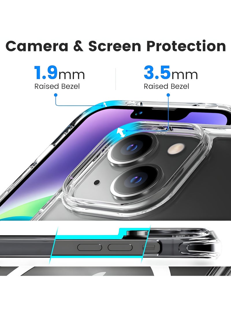 SARAOONT The iPhone 14 Plus Clear Silicone Case Cover with MagSafe.  - Image 5