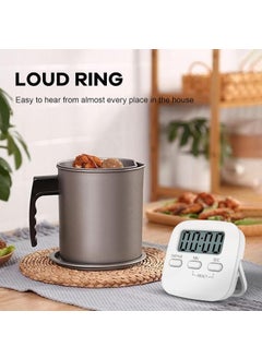 Ramkuwar with device of R Ramkuwar with device of R Magnetic Countdown Cooking Digital Kitchen Timers with Louder Alarm Big Digital Back Stand Hanging Hole for Cooking Kids Teacher Gym Oven Pack of 2  - Image 4