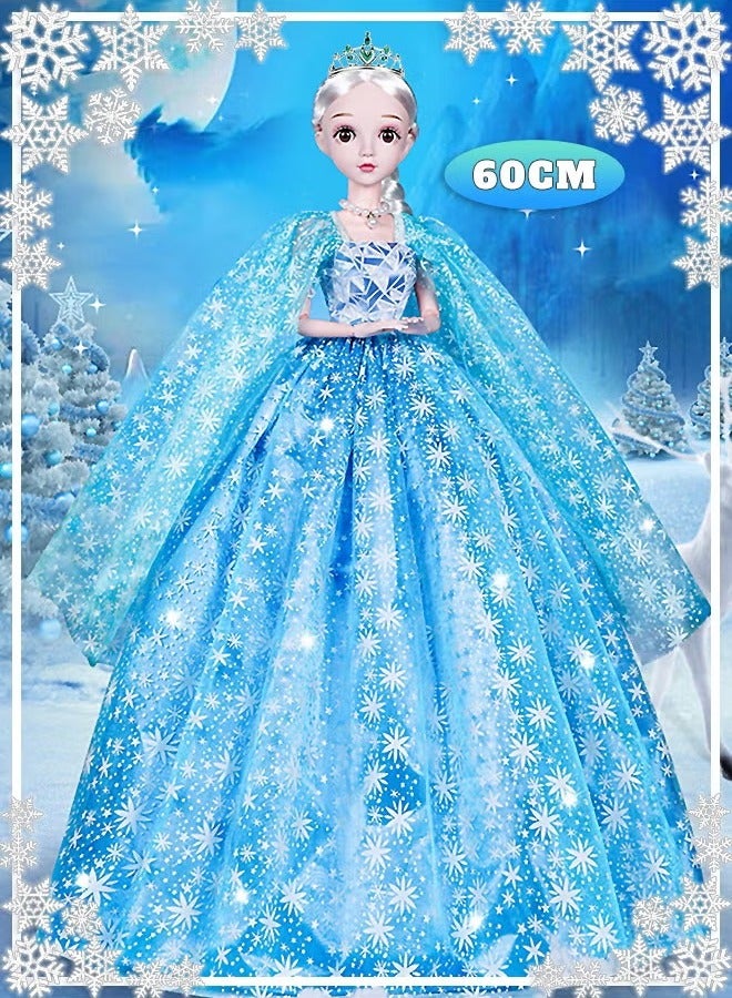 Princess Doll - Height 60cm - Fashion Girl Doll - Dress Up Doll - Doll Playset - Girl Gift - Kid Toy
