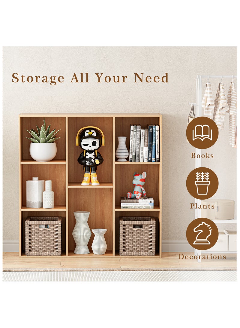 Chogori Wooden Cube Storage Organizer with Closed Back Panel, 11in Cube Shelf Opening, Bookshelf, Display Shelf,Closet Cabinet for Home and Office - Image 3