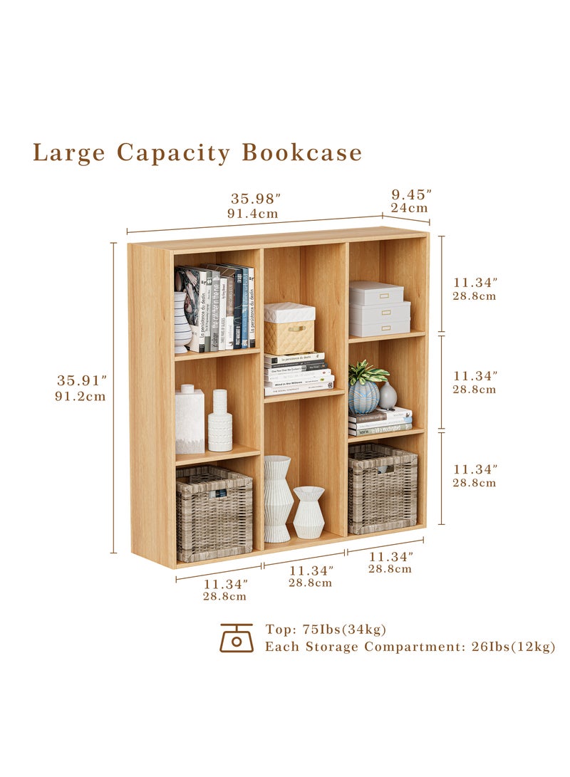 Chogori Wooden Cube Storage Organizer with Closed Back Panel, 11in Cube Shelf Opening, Bookshelf, Display Shelf,Closet Cabinet for Home and Office - Image 5
