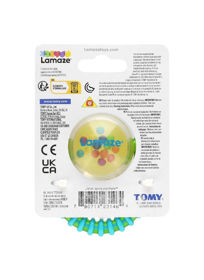 Lamaze - Lamaze, Spin & Smile Rattle, 0+ Months, 1 Count - Image 1
