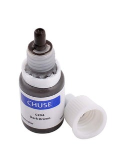 Chuse Microblading Ink Permanent Makeup Pigment 0.35Oz/10Ml Eyebrow Ink Microblading Pigment For Eyebrow Eyeliner (C294 Dark Brown)  - Image 4