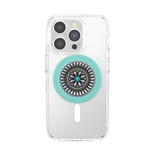 POPSOCKETS قبضة هاتف PopSockets لمغناطيس MagSafe مع حامل، حامل مغناطيسي، قمة قابلة للتبديل، تثبيت آمن لحالات iPhone MagSafe، قبضة الهاتف والتابلت، PopSockets لطيفة - مختومة بالمينا - Image 3