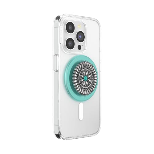 POPSOCKETS قبضة هاتف PopSockets لمغناطيس MagSafe مع حامل، حامل مغناطيسي، قمة قابلة للتبديل، تثبيت آمن لحالات iPhone MagSafe، قبضة الهاتف والتابلت، PopSockets لطيفة - مختومة بالمينا - Image 2