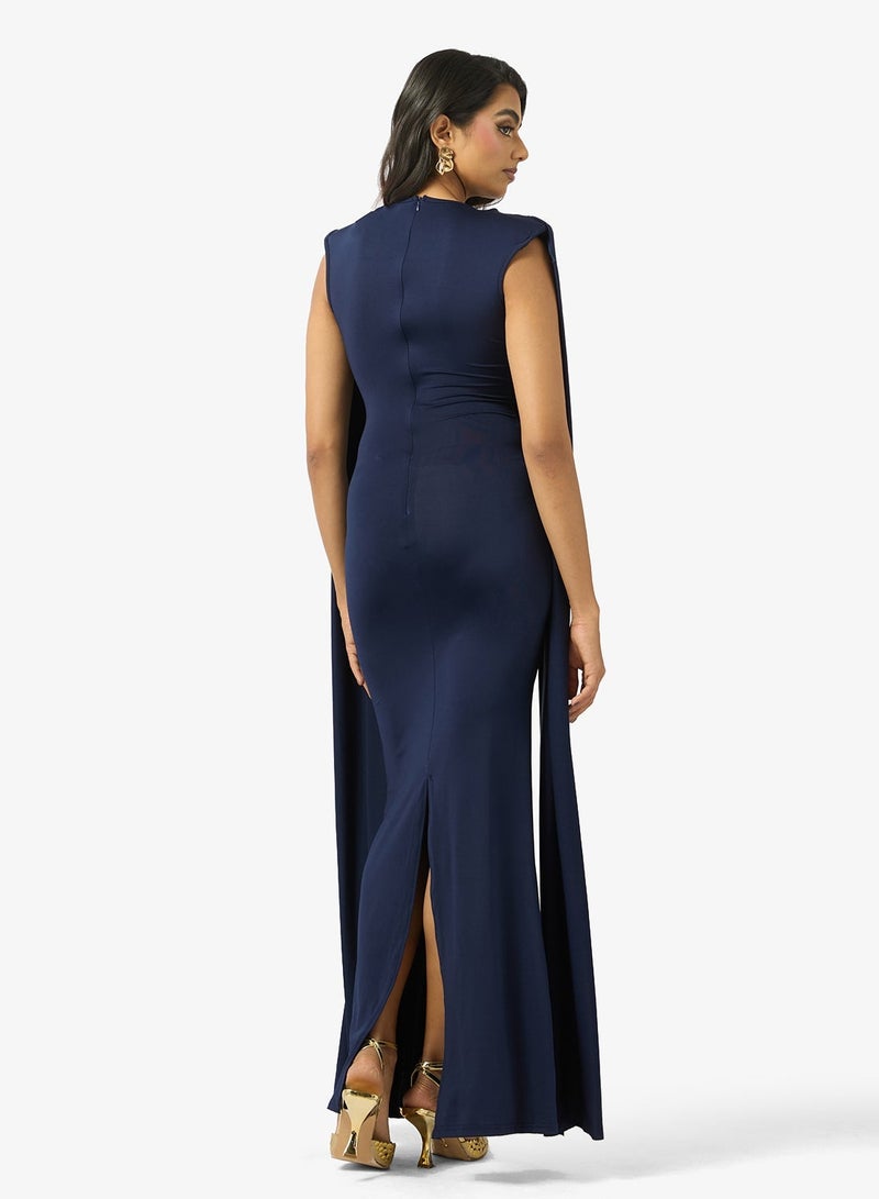 Khizana Dress With Exaggrated Sleeves - Image 2