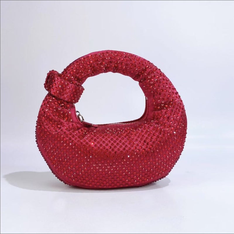 Women's Retro Crystal Rhinestone Abacus Small Handbag - Image 3