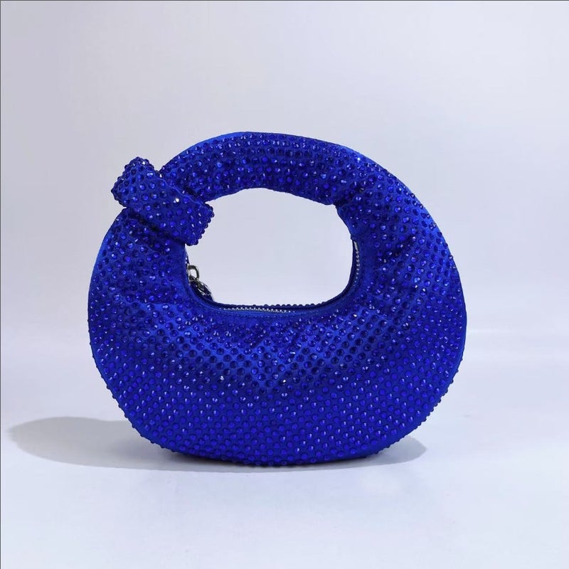 Women's Retro Crystal Rhinestone Abacus Small Handbag - Image 4